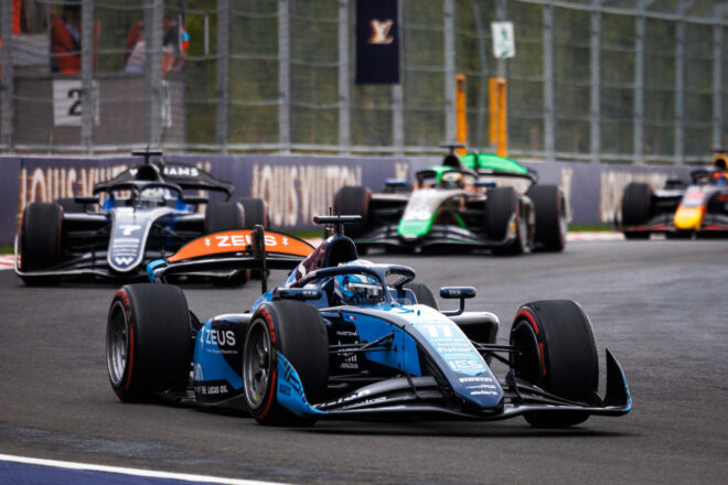 2025年FIA F2第10戦ブダペスト　ジャック・クロフォード（ダムス・ルーカスオイル／アストンマーティン育成）