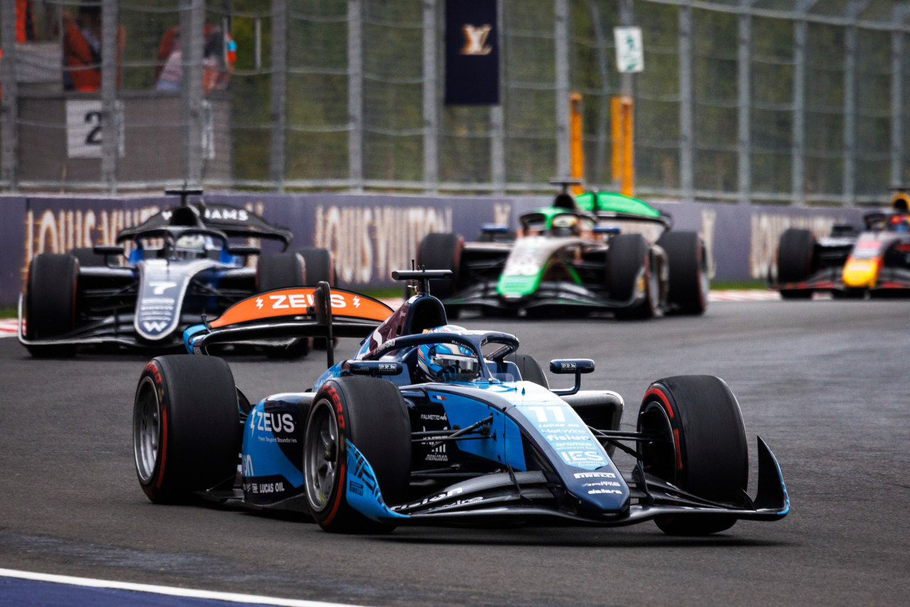 2025年FIA F2第10戦ブダペスト ジャック・クロフォード(ダムス・ルーカスオイル/アストンマーティン育成)