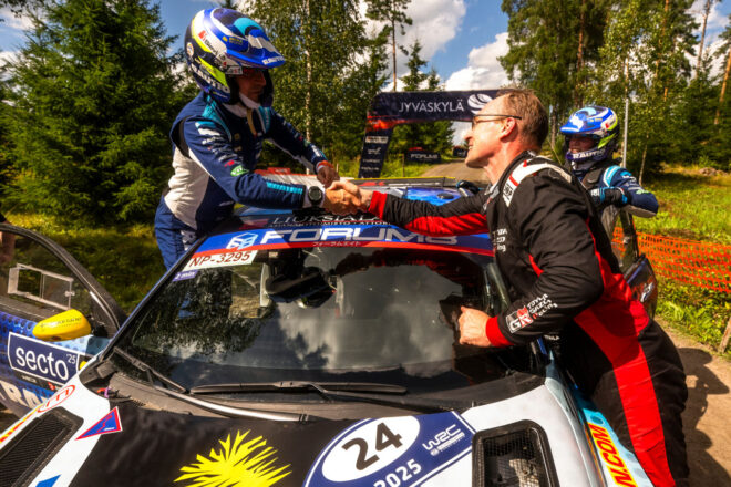 トヨタGR、歴史的な1-2-3-4-5フィニッシュを達成「ドリームチームに恵まれている」とカンクネン／WRC第9戦フィンランド