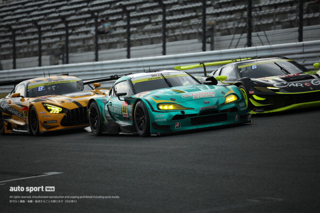 Green Brave GR Supra GT、CARGUY Ferrari 296 GT3、UPGARAGE AMG GT3