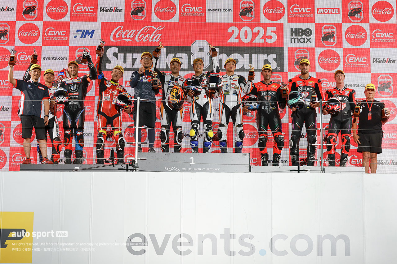 【正式順位結果】2025鈴鹿8時間耐久ロードレース決勝