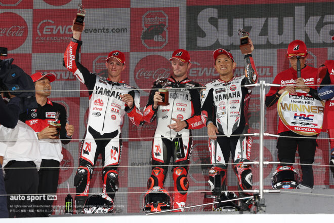 2位表彰台を獲得したYAMAHA RACING TEAM／2025鈴鹿8耐