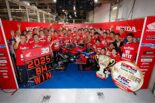 HRC渡辺社長、ライダー2名体制と重圧を乗り越え4連覇を達成したHonda HRCに「素晴らしいチームワークを発揮して勝利を引き寄せてくれたことに、心から感謝します」