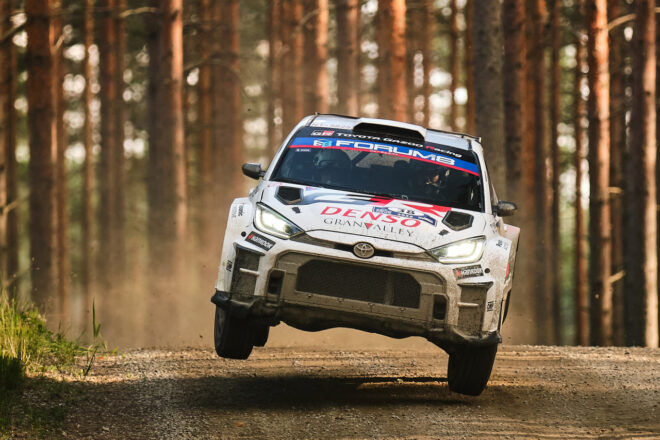 トヨタ育成プログラム生がWRCフィンランドに出場。2期生山本が自己ベストのWRC2クラス5位完走