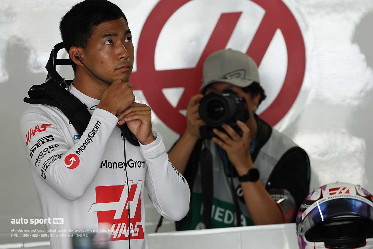 ハースF1、富士でのTPCテスト初日を担当した平川亮
