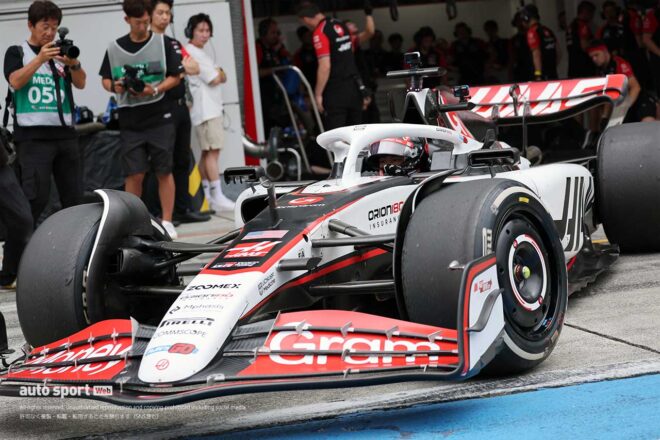 ハースF1富士TPCテスト2日目