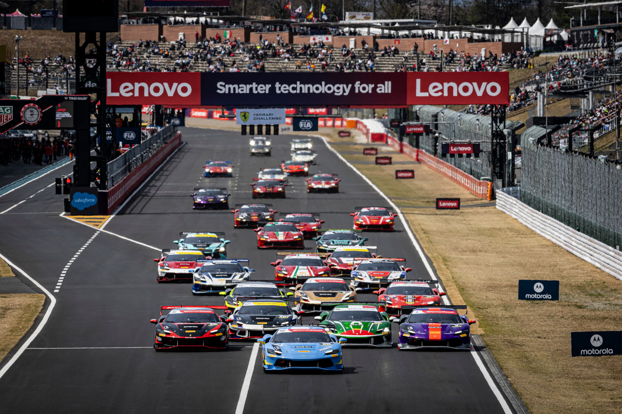 開幕戦鈴鹿はF1日本GPと併催。フェラーリ・チャレンジ・ジャパンの2026年カレンダーが発表