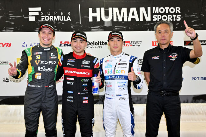 初優勝の岩佐「F2の経験が活きた」。好ペース披露の福住は「早い段階で上がっていれば」と悔やむ【第8戦決勝会見】