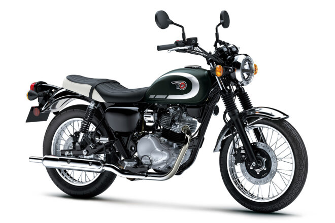 カワサキ、『W230』のカラーとグラフィックを変更した2026年モデルを発表。9月15日より発売