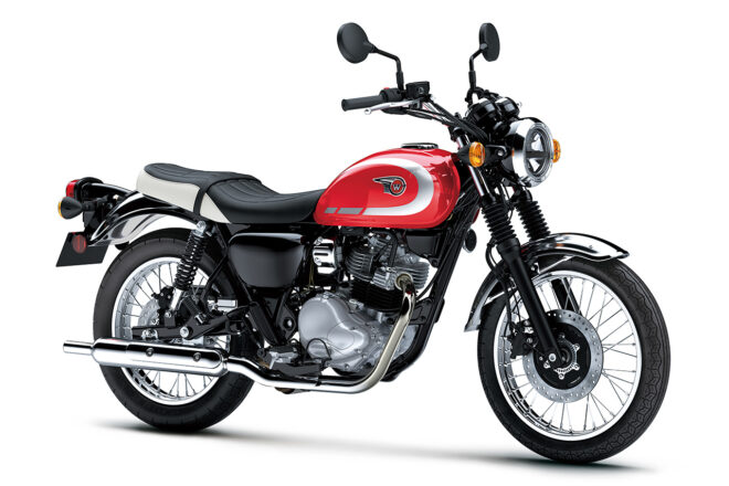 カワサキ、『W230』のカラーとグラフィックを変更した2026年モデルを発表。9月15日より発売