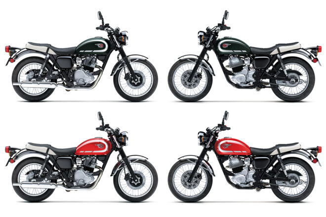 カワサキ、『W230』のカラーとグラフィックを変更した2026年モデルを発表。9月15日より発売