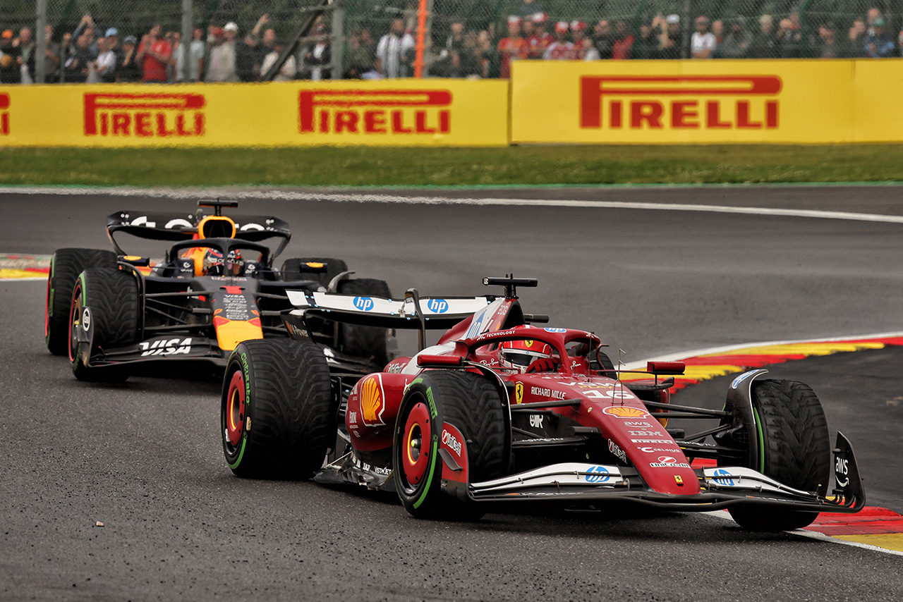 シャルル・ルクレール（フェラーリ）＆マックス・フェルスタッペン（レッドブル）
