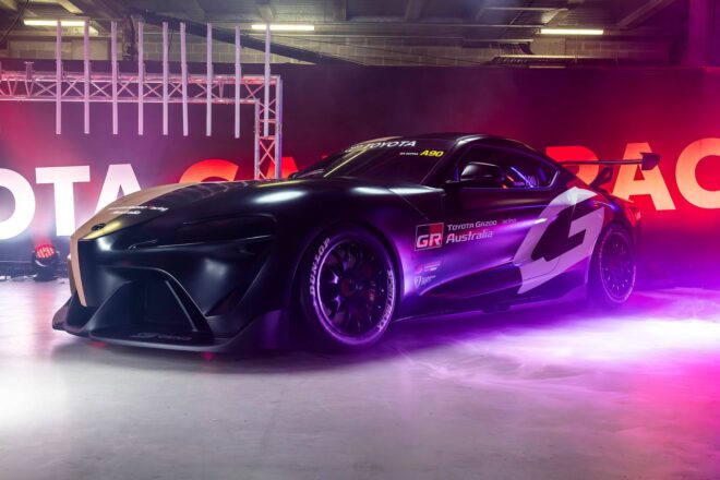 新型V8の火入れと風洞試験も決定『GRスープラ・スーパーカー』は9月1日披露へ。「まさにゲームチェンジャー」／RSC