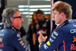 2025年F1第13戦ベルギーGP　マックス・フェルスタッペン（レッドブル）とローレン・メキース新代表