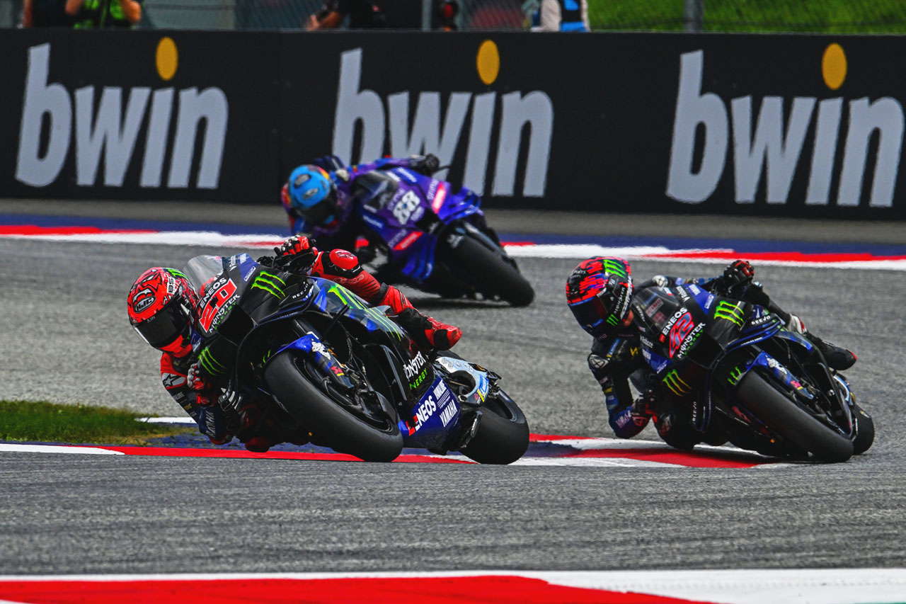 悪戦苦闘のヤマハで辛くも入賞のクアルタラロ「いい感触もグリップもなかった」／第13戦オーストリアGP