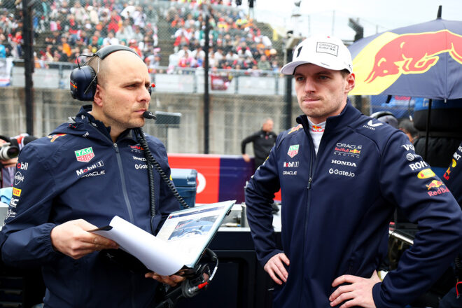 ジャンピエロ・ランビアーゼ＆マックス・フェルスタッペン（レッドブル）