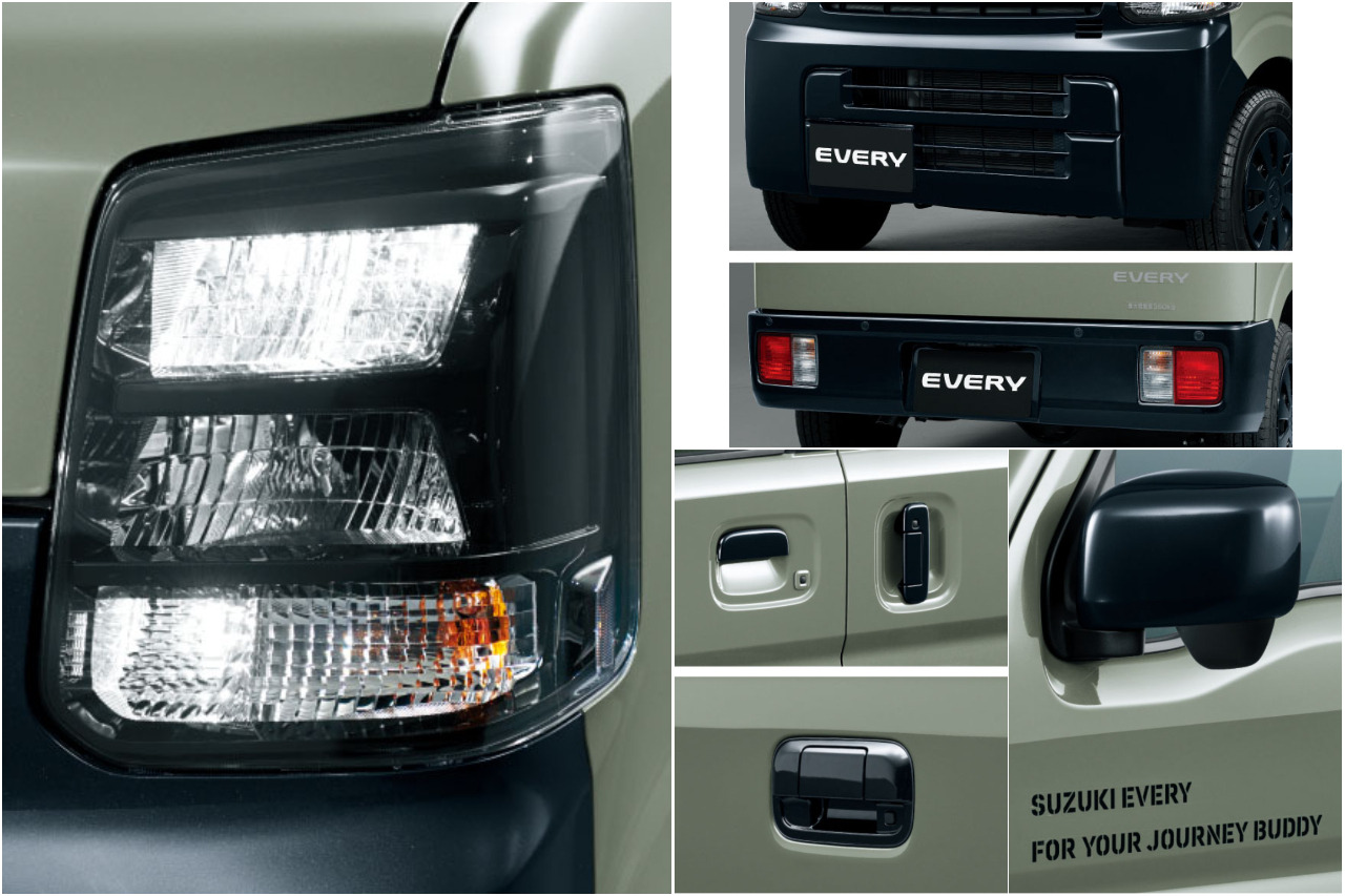 スズキ、エブリイに“Jリミテッド”を設定。趣味やレジャーユースをより楽しめるカジュアルな外観に