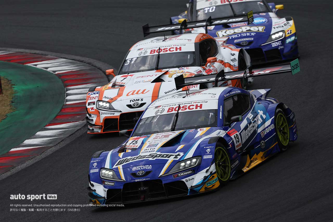 WedsSport ADVAN GR Supra、au TOM’S GR Supra、KeePer CERUMO GR Supra