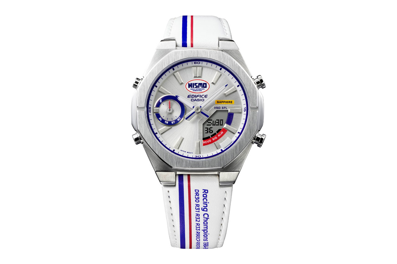 ニッサン／ニスモ全面監修。初代ロゴ＆トリコロールで歴代レースカーを彷彿させるカシオEDIFICE新製品が登場