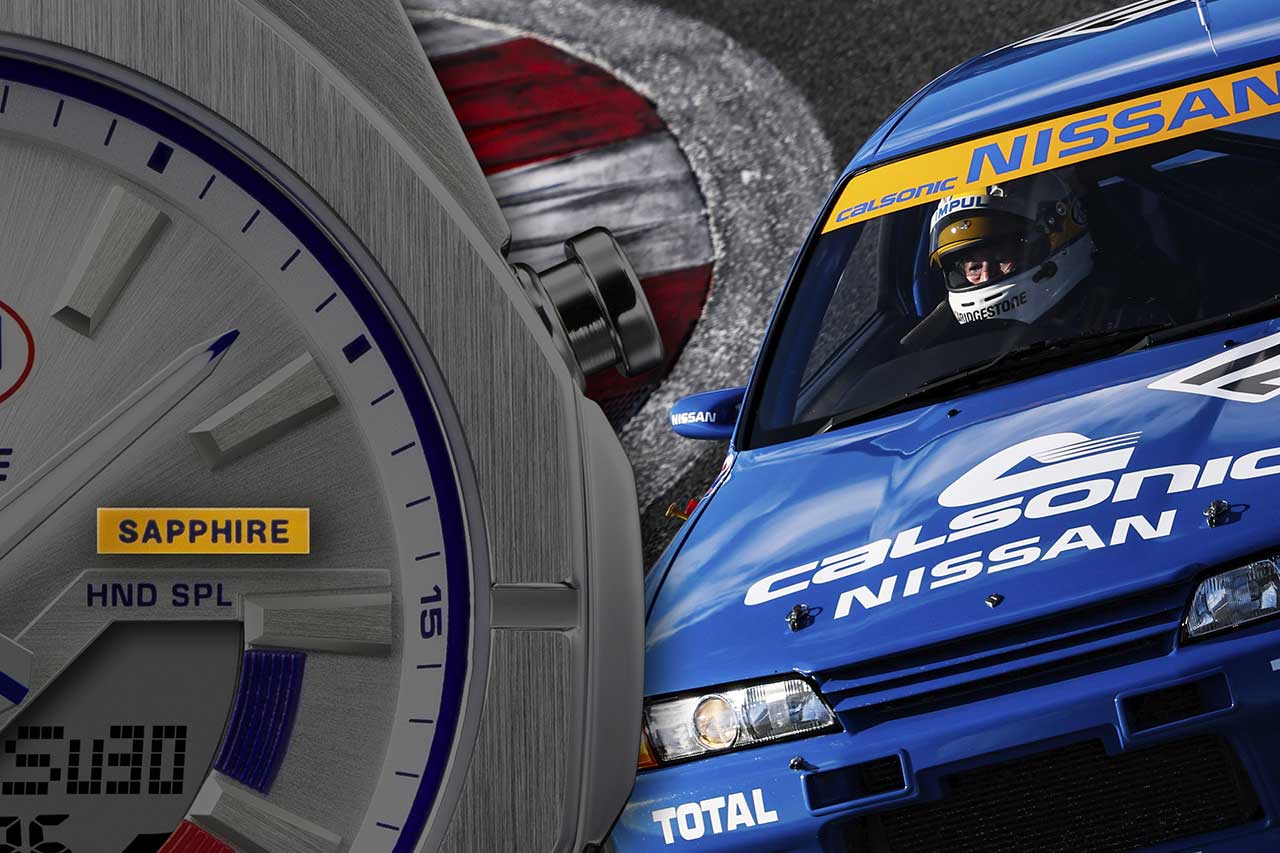 ニッサン／ニスモ全面監修。初代ロゴ＆トリコロールで歴代レースカーを彷彿させるカシオEDIFICE新製品が登場