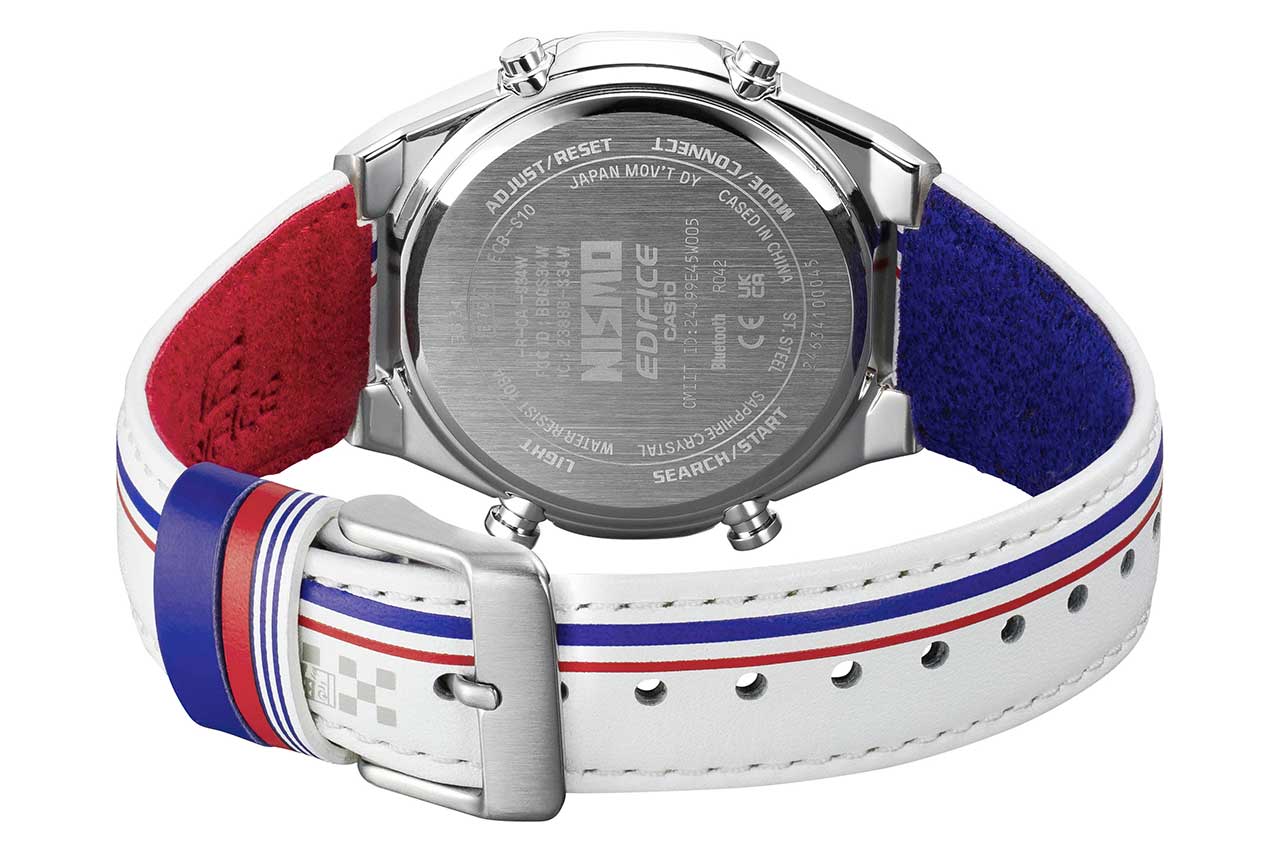 ニッサン／ニスモ全面監修。初代ロゴ＆トリコロールで歴代レースカーを彷彿させるカシオEDIFICE新製品が登場