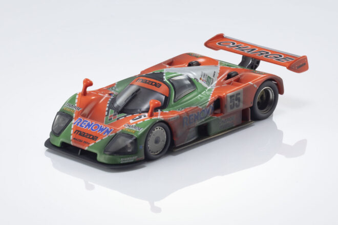 日本車初のル・マン優勝車、マツダ787Bが京商ミニカー＆ブックに登場。数量限定でウェザリング仕様も