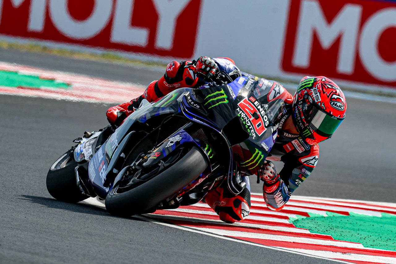 ヤマハ：クアルタラロが予選Q2直接進出も「フィーリングはあまり良くない」／第14戦ハンガリーGP