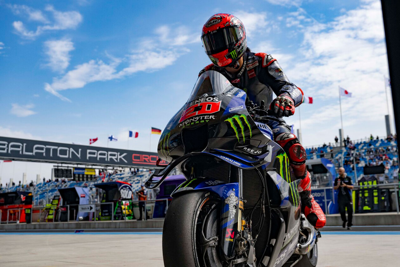 ヤマハ：クアルタラロが予選Q2直接進出も「フィーリングはあまり良くない」／第14戦ハンガリーGP