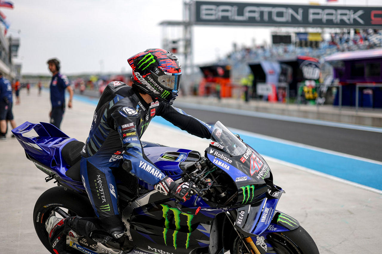 ヤマハ：クアルタラロが予選Q2直接進出も「フィーリングはあまり良くない」／第14戦ハンガリーGP