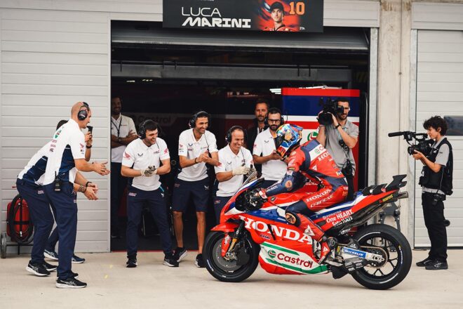 ルカ・マリーニ（ホンダHRCカストロール）／2025MotoGP第14戦ハンガリーGP