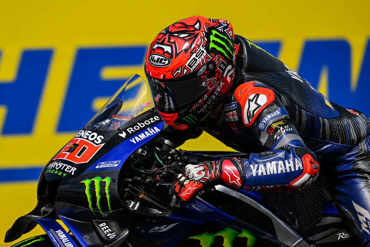 ヤマハ：クアルタラロ1周目リタイア「砂に乗ってしまった」リンスは16位／第14戦ハンガリーGP