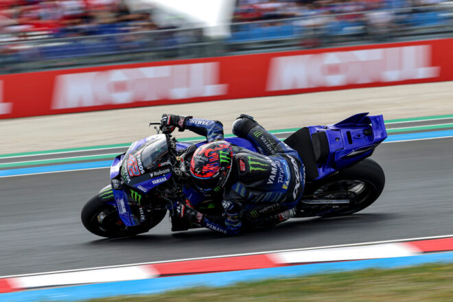ヤマハ：クアルタラロ1周目リタイア「砂に乗ってしまった」リンスは16位／第14戦ハンガリーGP