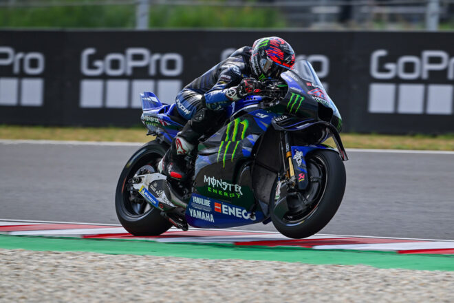 ヤマハ：クアルタラロ1周目リタイア「砂に乗ってしまった」リンスは16位／第14戦ハンガリーGP