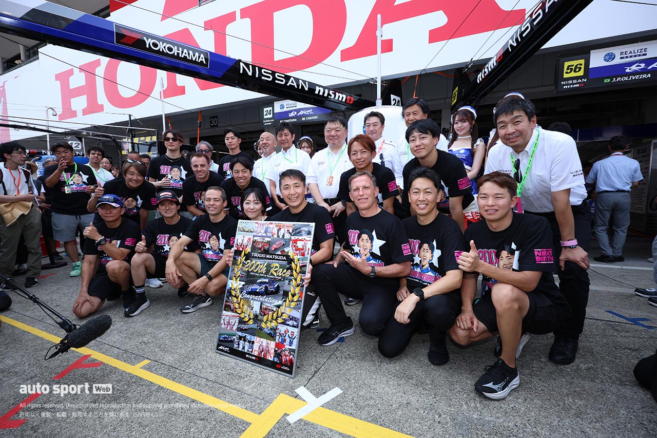 松田次生が第5戦鈴鹿でスーパーGT参戦200戦を達成「25勝という記録を達成するためにもっと良い走りをしていきたい」