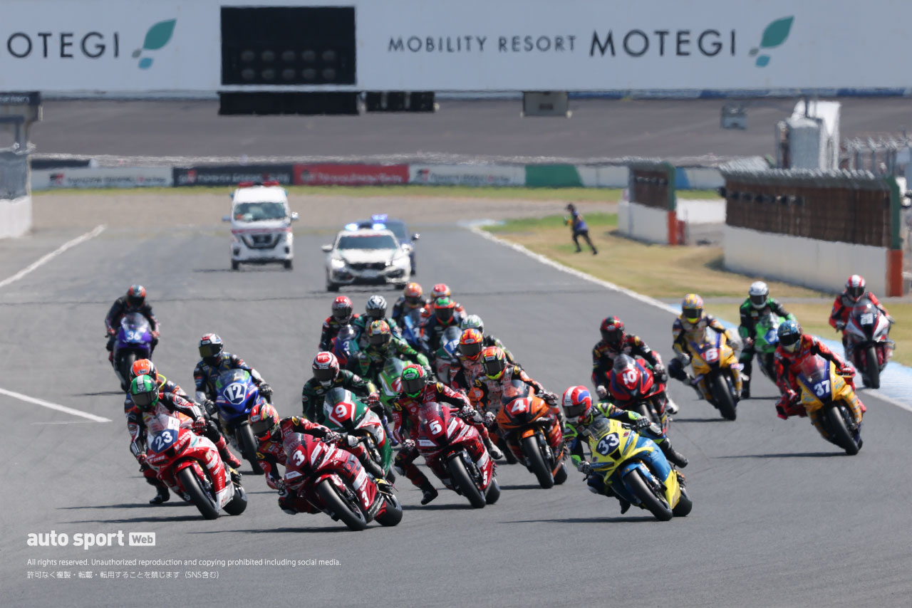 羽田太河が有言実行の2連勝。西村硝は今季初表彰台／2025全日本ロード第4戦もてぎST1000レース2