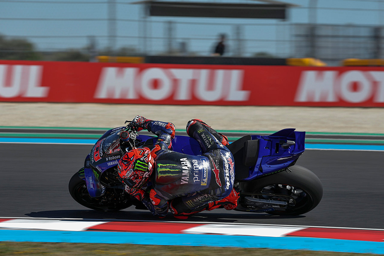 ヤマハ：前日クラッシュのクアルタラロ「早めにブレーキ」も10位入賞／第14戦ハンガリーGP