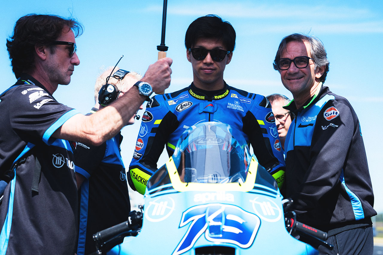 小椋藍（トラックハウスMotoGPチーム）