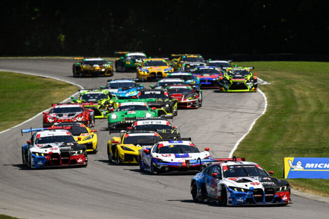 逆転でコルベット3号車が今季初優勝。WTRランボルギーニ炎上もドライバーは無事／IMSA第9戦バージニア