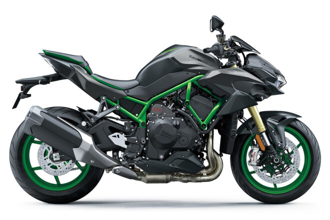 カワサキ、過給機付きハイパースポーツ『Z H2 SE』のカラーを変更した2026年モデルを発表