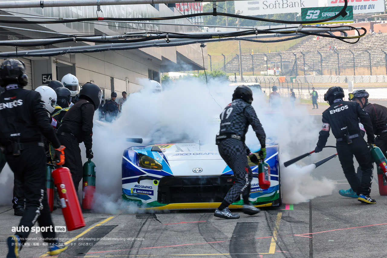 SHADE RACING、スーパーGT第5戦鈴鹿でのウォームアップ中の火災について報告「再発防止に向けた対策を徹底」