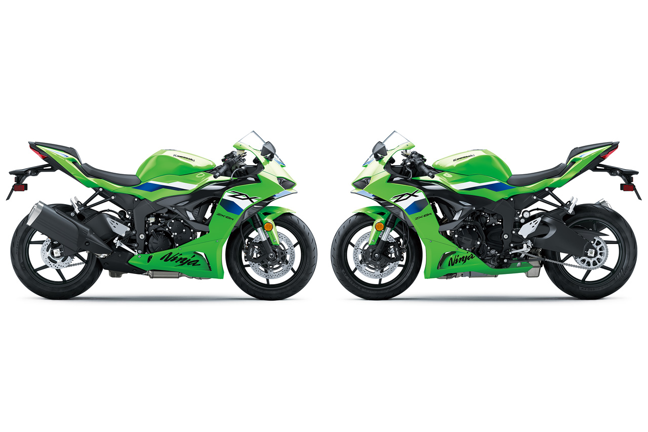サザエ　緑チェック　オーダー カワサキ、スーパースポーツ『Ninja ZX-6R』のカラーを変更した