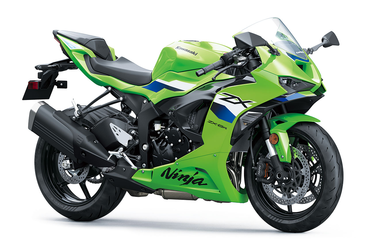 カワサキ、スーパースポーツ『Ninja ZX-6R』のカラーを変更した