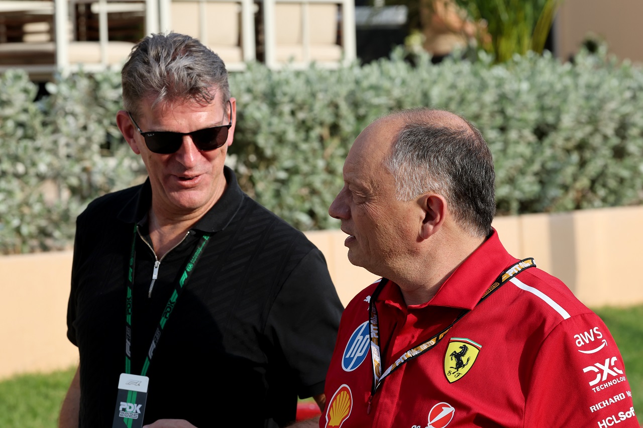 キャデラックF1代表グレアム・ロードンとフェラーリF1代表フレデリック・バスール