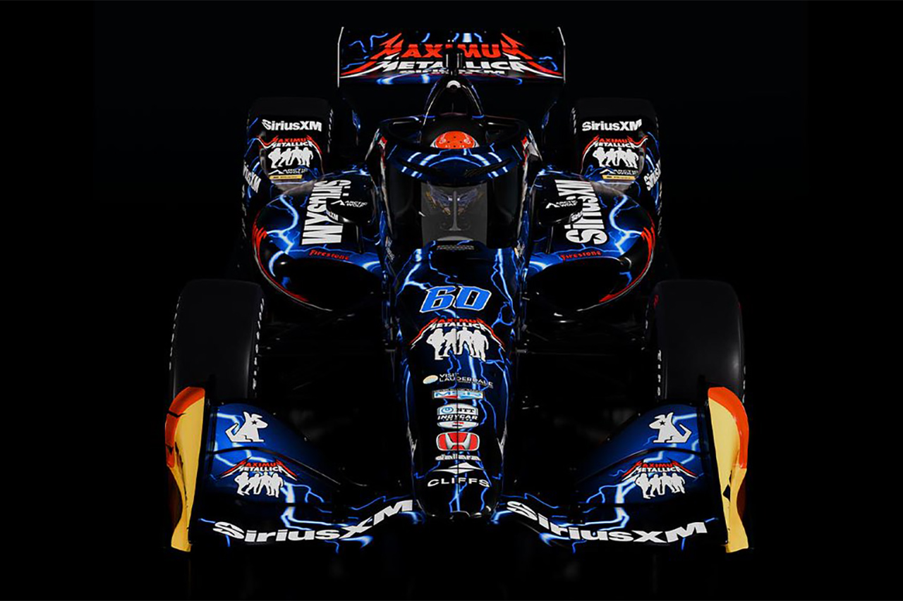 メタリカ』リバリーで最終戦へ。インディカーに参戦するローゼン