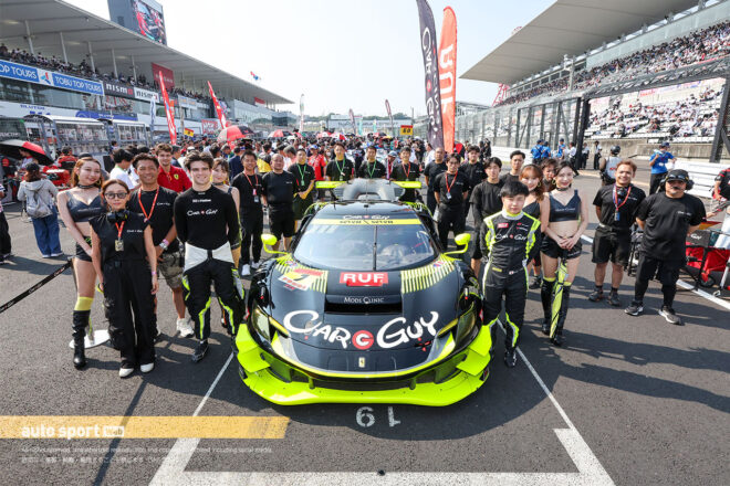 オフシーズンからのチーム構築の努力が実る。CARGUY MKS RACINGの初優勝に芳賀美里も万感「なかなか勝たせてくれないレースでやっと勝てました」