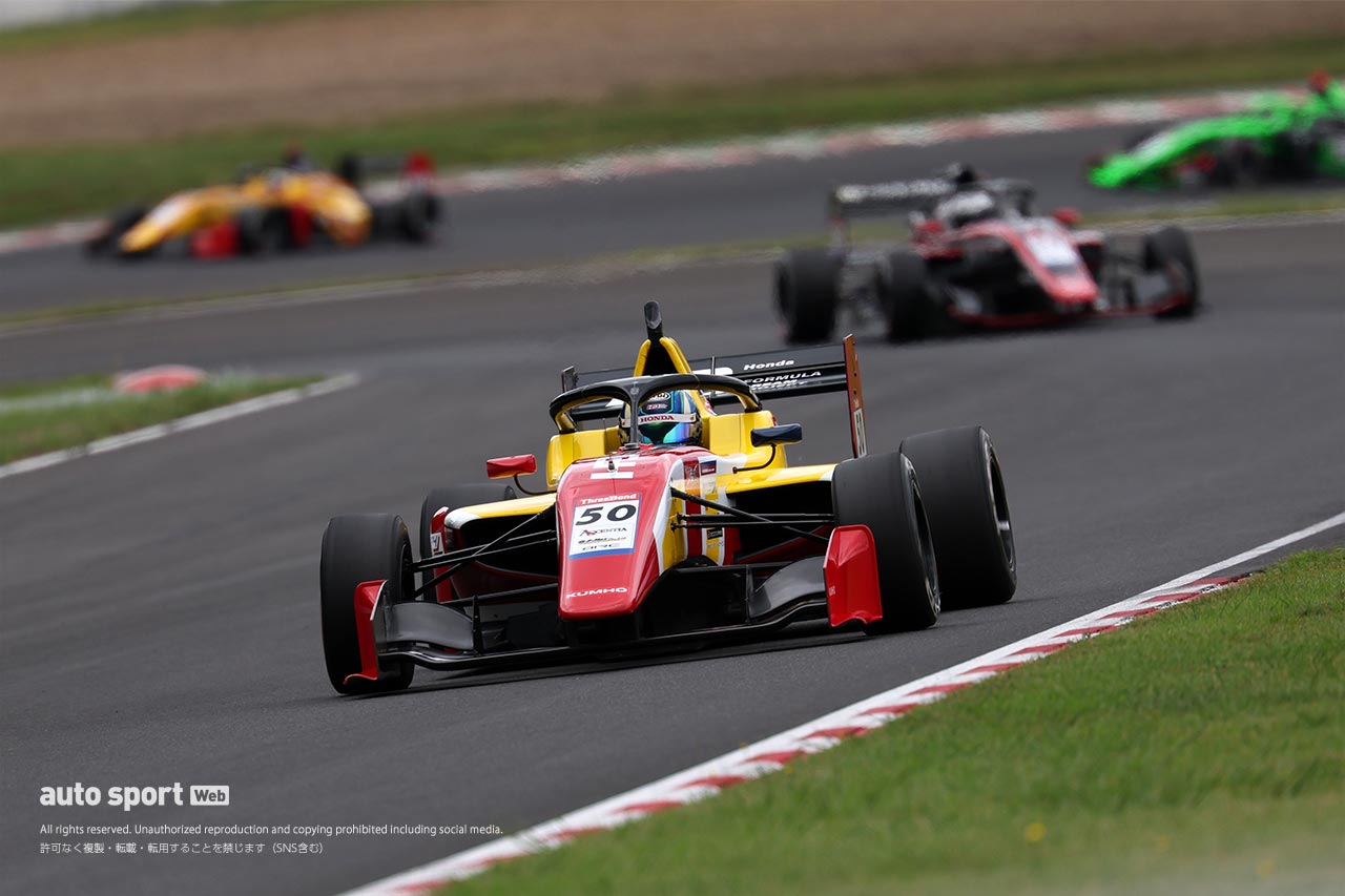 全日本スーパーフォーミュラ・ライツ選手権第10戦SUGOは野村勇斗がポール・トゥ・ウイン。4連勝でランキングも首位に