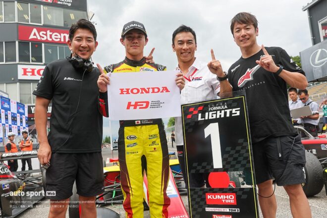 全日本スーパーフォーミュラ・ライツ選手権第10戦SUGOは野村勇斗がポール・トゥ・ウイン。4連勝でランキングも首位に