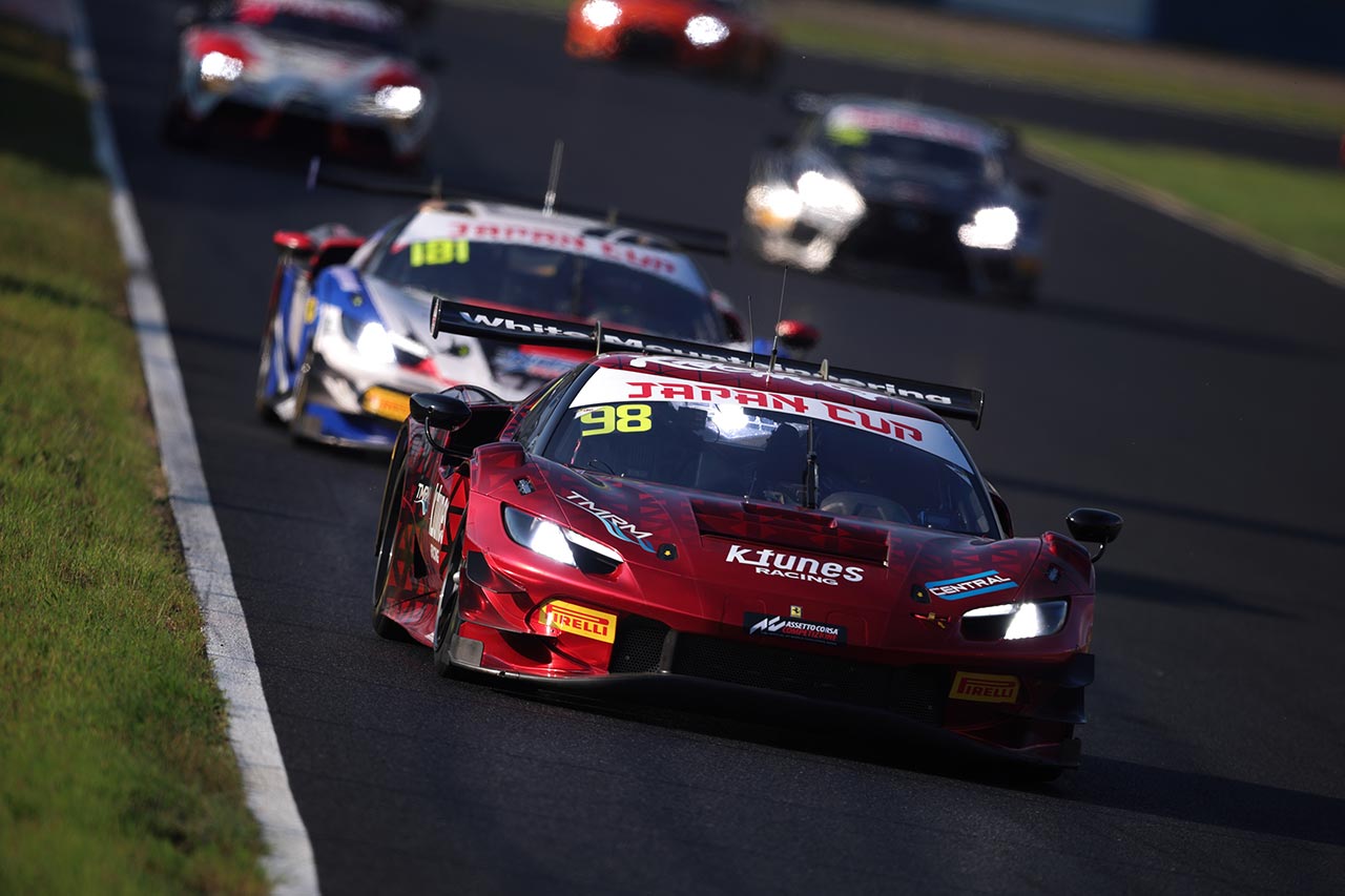 SROジャパンカップ第3ラウンド岡山のレース1は波乱の展開を武井真司／笹原右京組BINGO RACING with LM corsaが制す