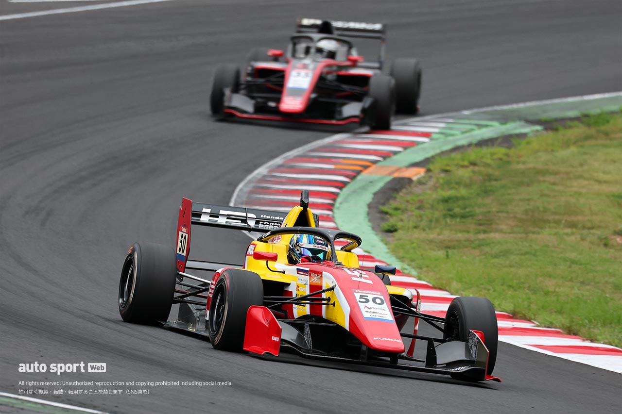 スーパーフォーミュラ・ライツ第6戦SUGOは野村勇斗が制し7連勝。佐野雄城が4戦連続の2位に