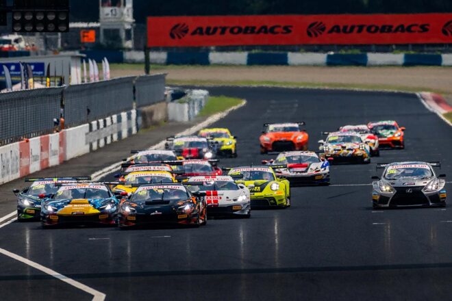 SROジャパンカップ第3ラウンドレース2岡山はPONOS RACINGの45号車フェラーリが今季初優勝を飾る